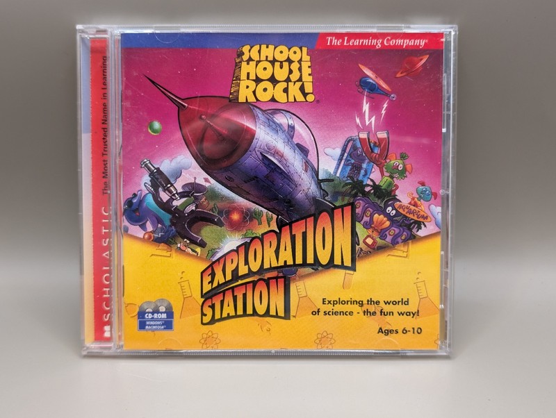 School House Rock Exploration Station CD-ROM Scholastic Windows Macintosh