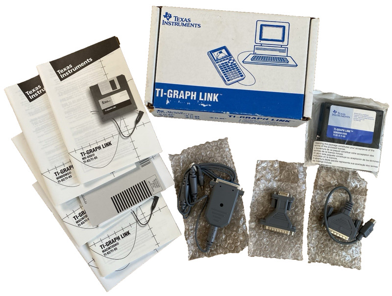 Texas Instrument TI-Graph Link TI-82 TI-86 TI-83 TI-92 TI-85 Software