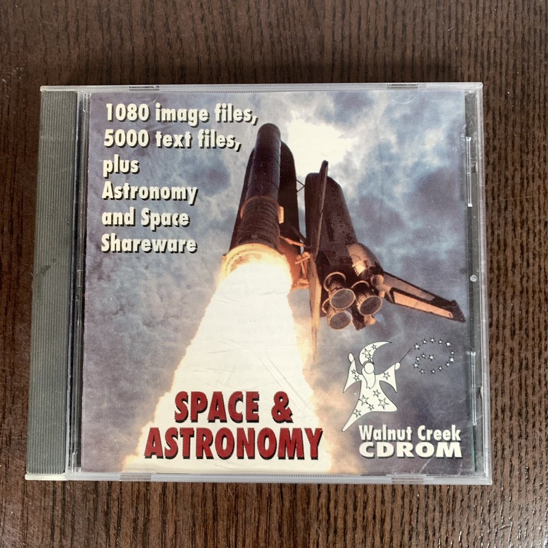 Space and Astronomy by Walnut Creek CD Rom 1080 Image Files of Earth Planet 1993