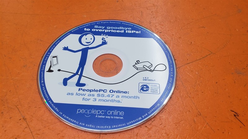 ⭐️⭐️⭐️⭐️⭐️ Vintage PeoplePC Online Internet Access Microsoft Internet Explorer