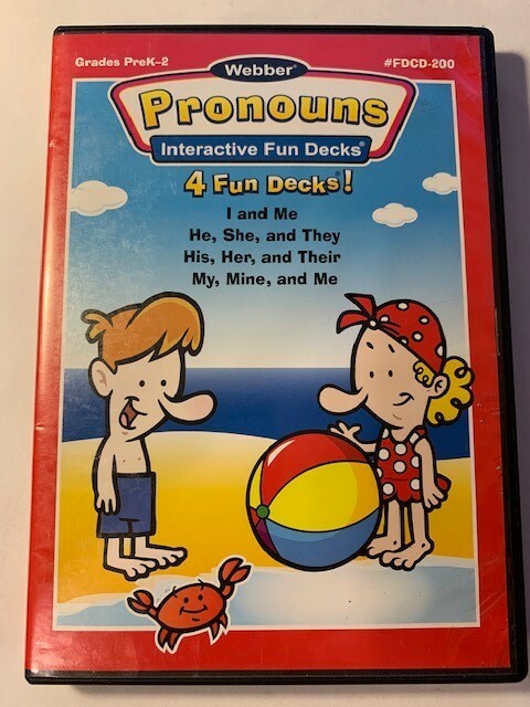 Webber Pronouns Interactive Fun Decks (CD-ROM)