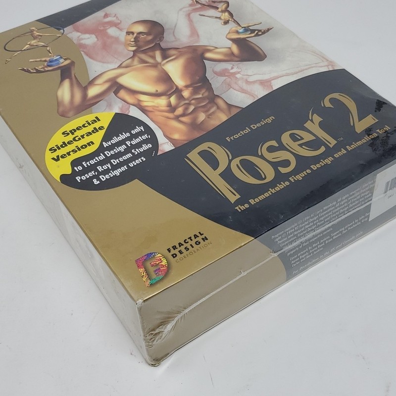 POSER 2 Figure Design Animation Tool Macintosh PC Fractal Design Co Sealed New gallery