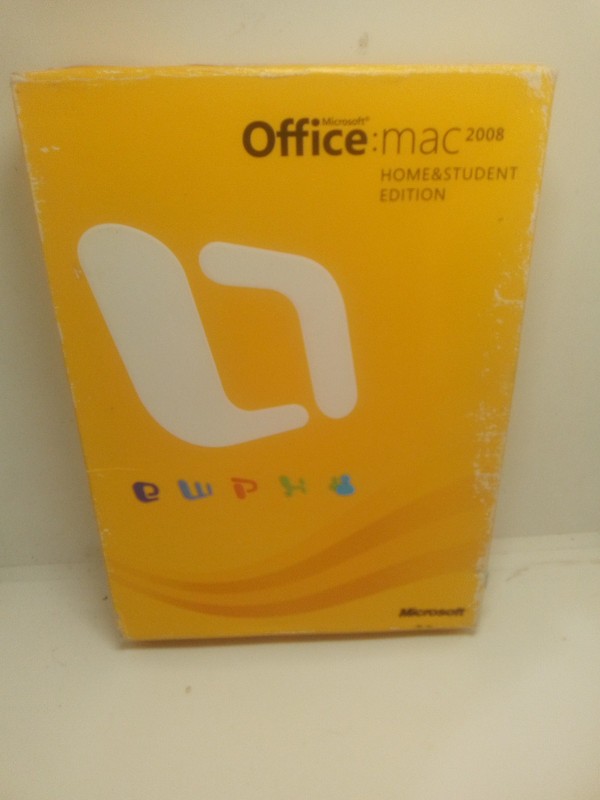 Microsoft Office Mac 2008 Home & Student Edition w/ Product Keys, Fast Ship