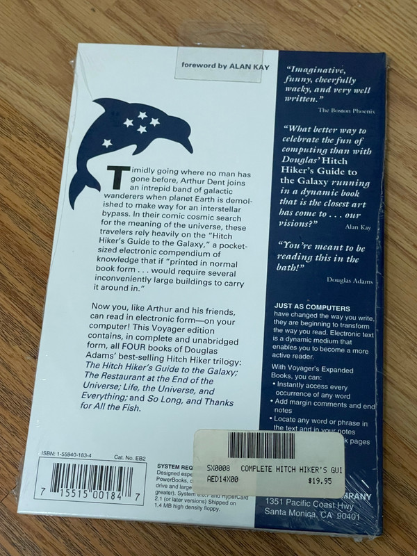 Complete Hitchhiker's Guide– Voyager Expanded Digital Hyperbook – Vintage Rare gallery