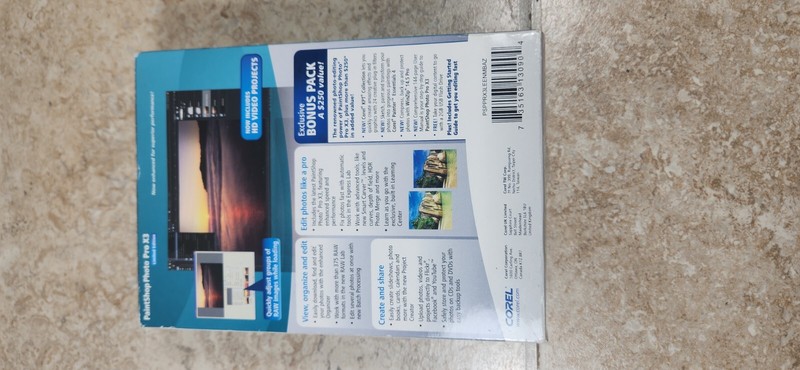 Corel Paintshop Photo Pro x3 Limited Edition New Open Box gallery