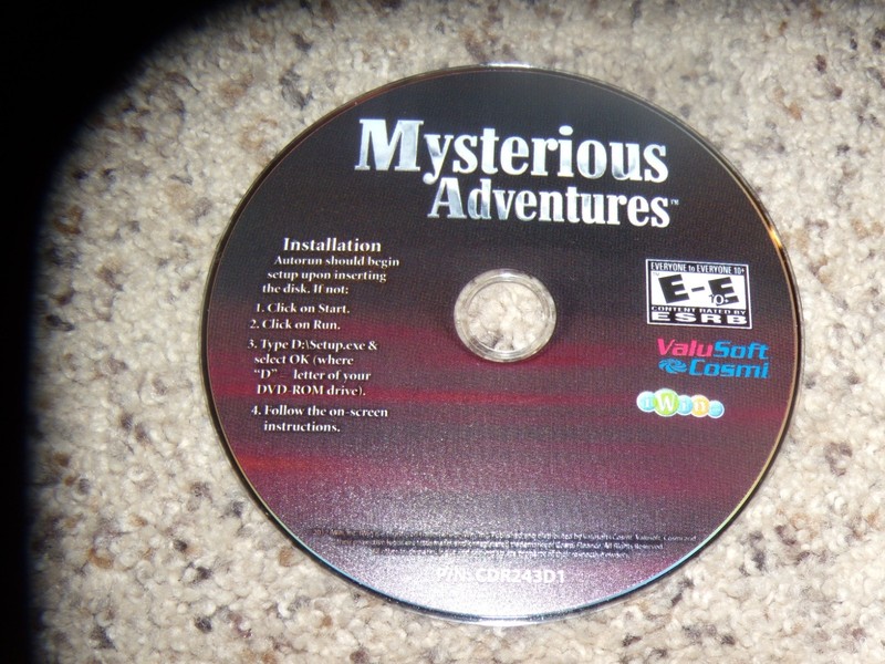 Mysterious Adventures (PC, 2012) Near Mint Game gallery