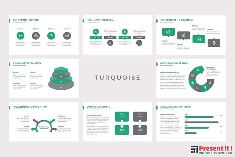 ONE Keynote Template gallery
