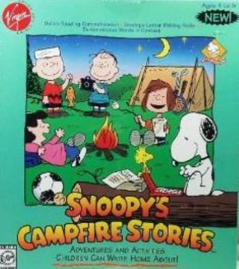 Snoopy’s Campfire Stories PC MAC CD Peanuts cartoon wild camping adventure game!
