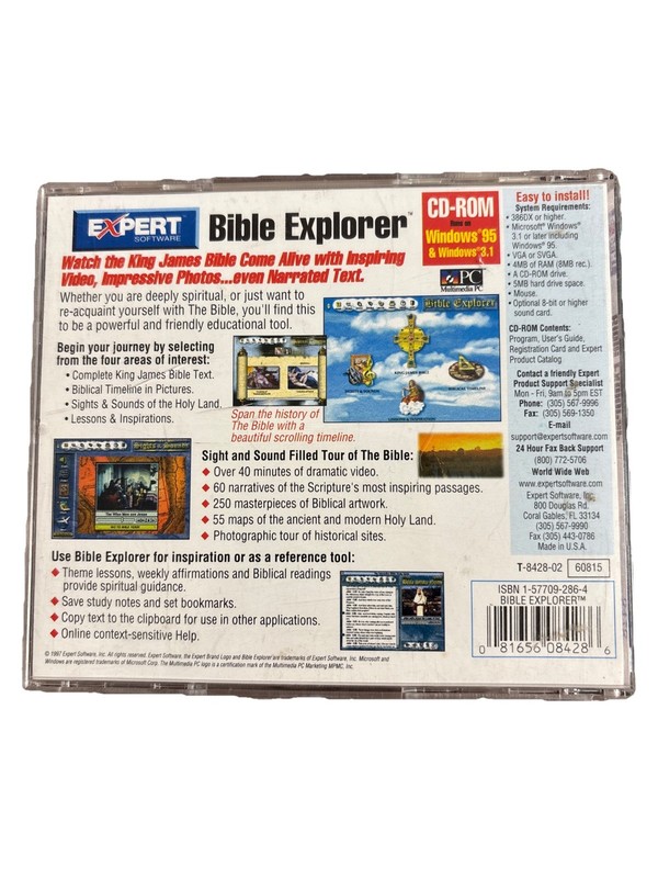 Bible Explorer Expert CD-Rom 1995 Expert Software gallery