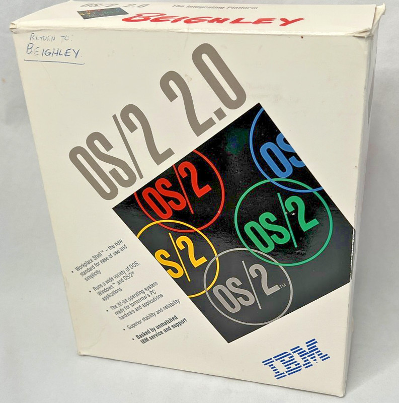 IBM OS/2 1992 Version 2.1 3.5 inch Complete Installation Diskettes and mauals