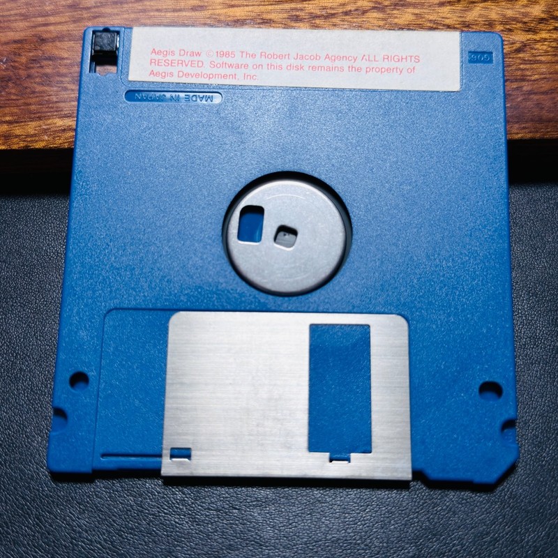 Aegis Draw Computer Aided Design Software Amiga Floppy Disk gallery