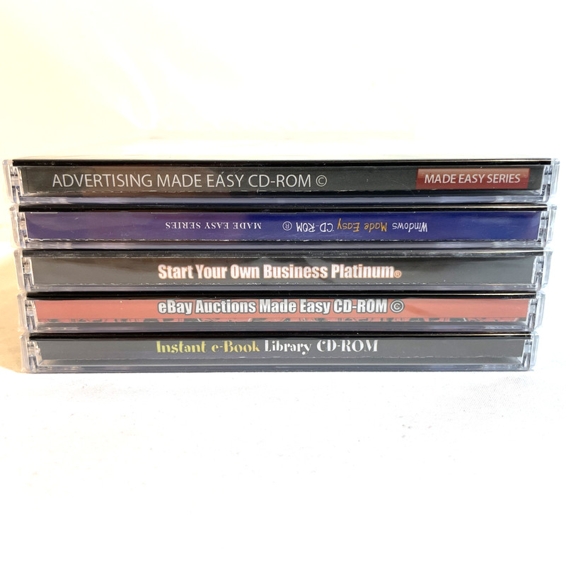 ADVERTISING / eBAY / WINDOWS: MADE EASY / INSTANT E-BOOK / OWN BUSINESS 5 CD-ROM gallery