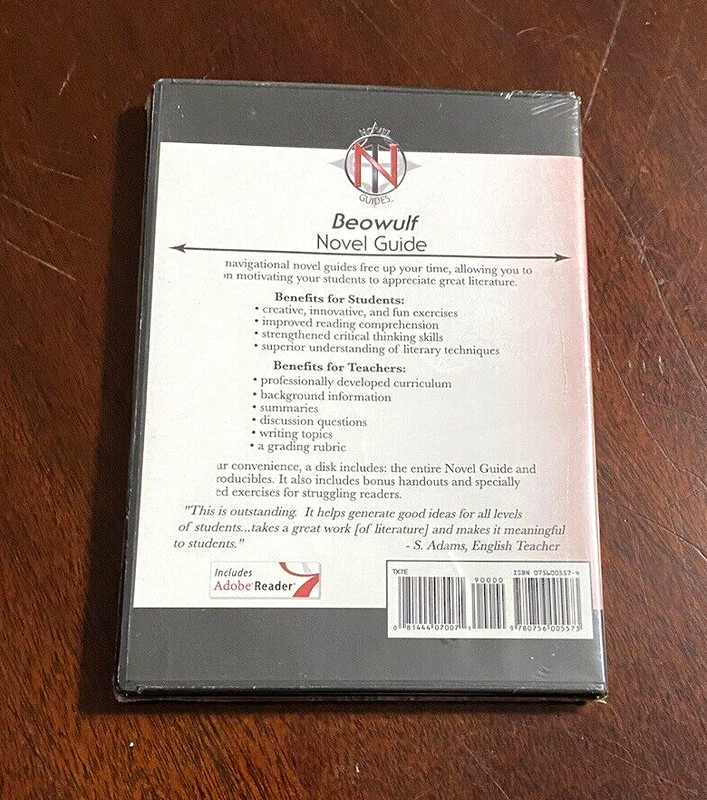 Novel Guide Beowulf Book on CD NEW & Sealed gallery