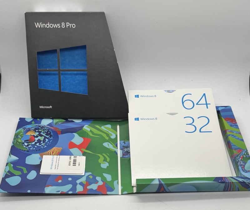 Microsoft Windows 8 Professional Full/Upgrade 32Bit & 64Bit DVD MS WIN PRO