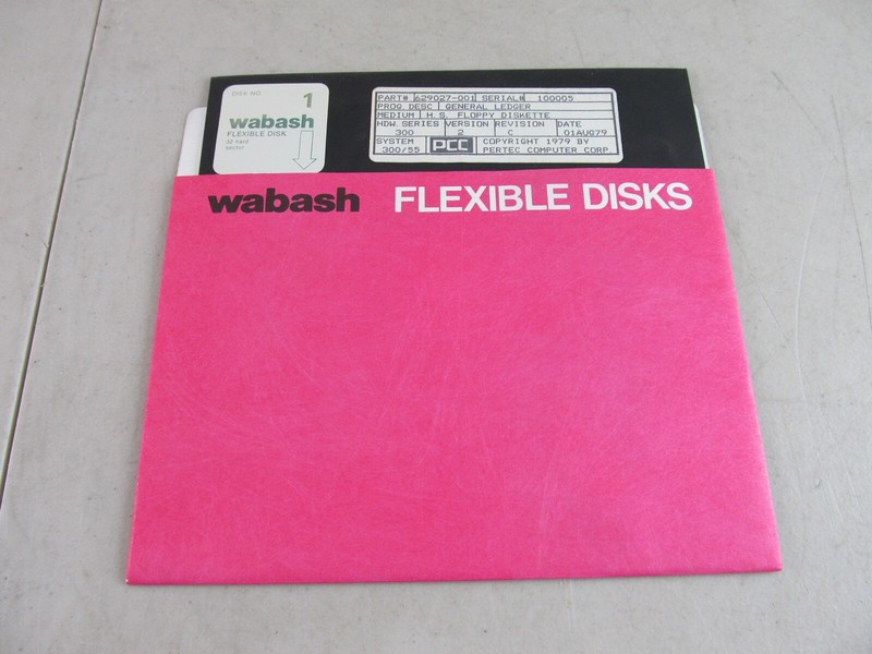 Pertec PPC General Ledger Software 300/25 8 Inch Floppy 70s Altair Era Vintage