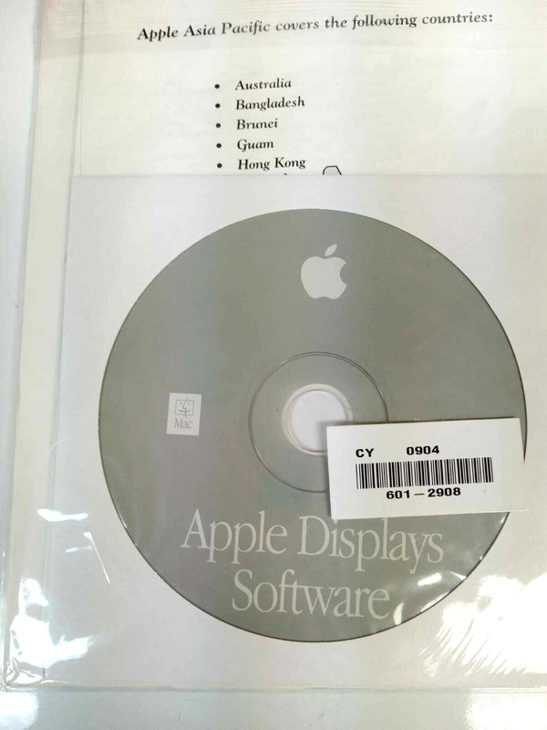 Macintosh Apple Studio Display 2.1.1 (1999) Vintage Software New Computer gallery