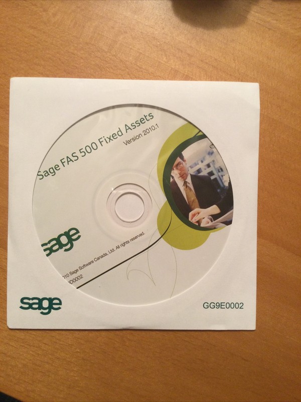 Brand New Sage 500 Fixed Assets Version 2010.1 CD.