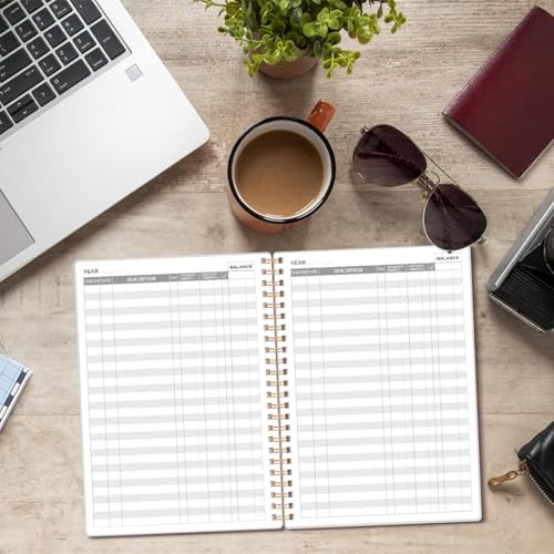 Check Register - A5 Checkbook Register for Personal Checkbook, Expense Black gallery