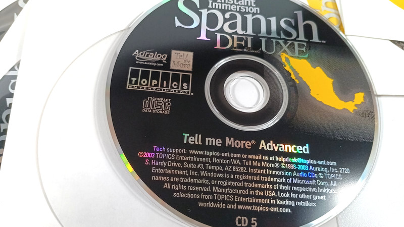 Instant Immersion Spanish Language Software PC Compact Discs Lot Beginner '02'03 gallery