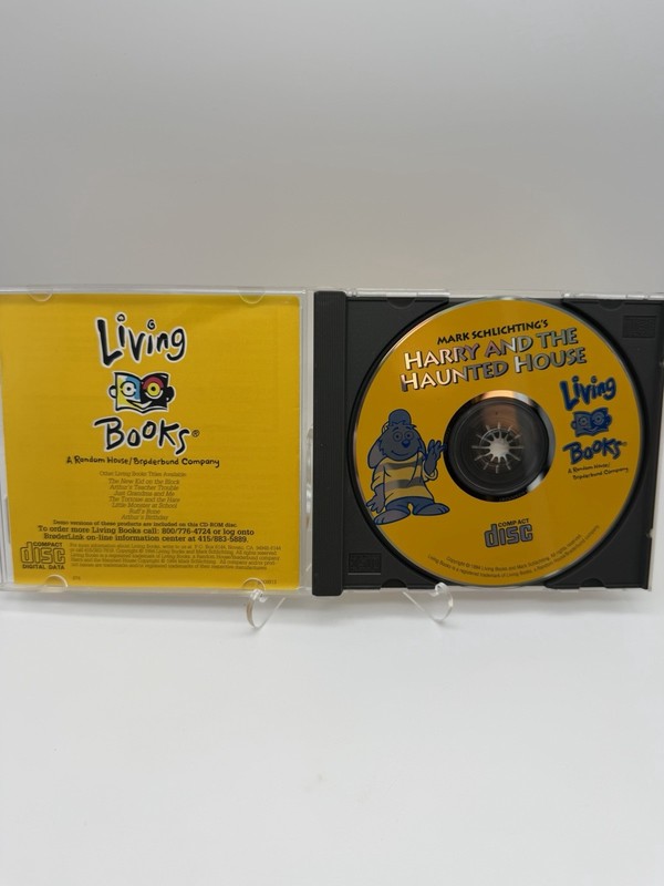 Lot of 4 Living Books PC CD-Rom Dr Seuss Harry Haunted House Arthur Tortoise VTG gallery