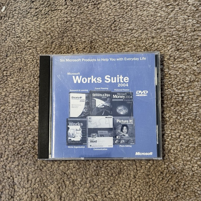 Microsoft Works Suite 2004 CD