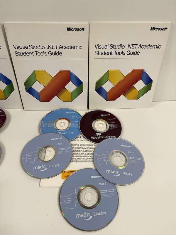 Microsoft Visual Studio .NET Professional 2003 Academic Lot Software Discs gallery