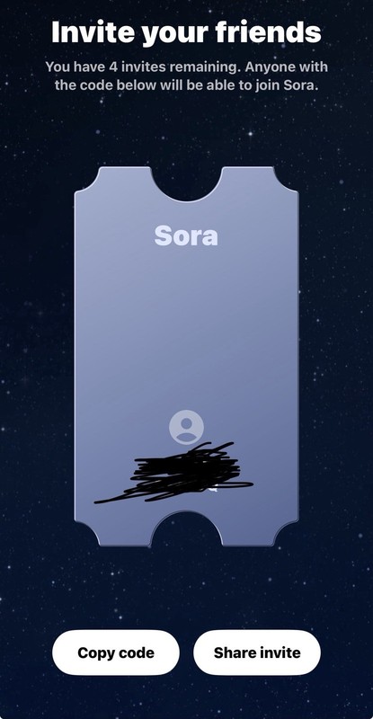 Sora 2 Invite Code DISCORD wrd2cm PRICE NEGOTIABLE TAKING $ CA ASWELL