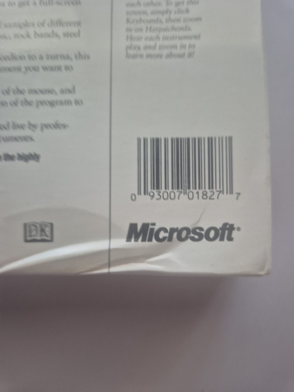 Microsoft Musical Instruments (1993) – Factory Sealed – Vintage Mac CD-ROM gallery