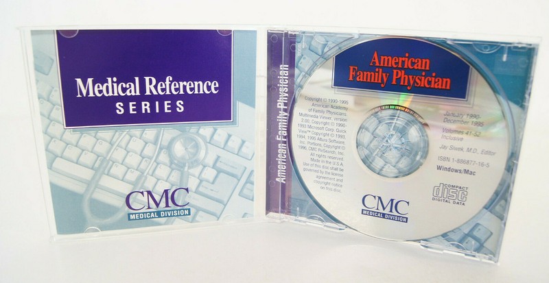 Medical Reference Series CMC Division PC Computer Software Program 1990-1995