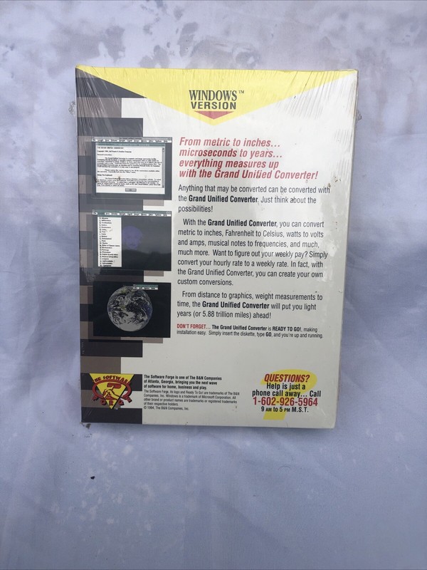 Grand Unified Converter Windows Version 3.5 Floppy Disk. Brand New. 1994 B2 gallery