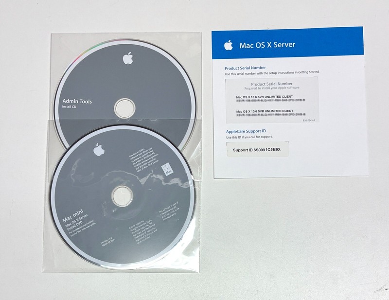 Mac OS X Server v10.6 Snow Leopard Unlimited Client License. FREE SHIPPING