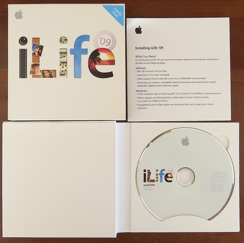 iLife 09 Retail Family Pack MB9672/A - w/iWork Trial - Excellent Condition gallery
