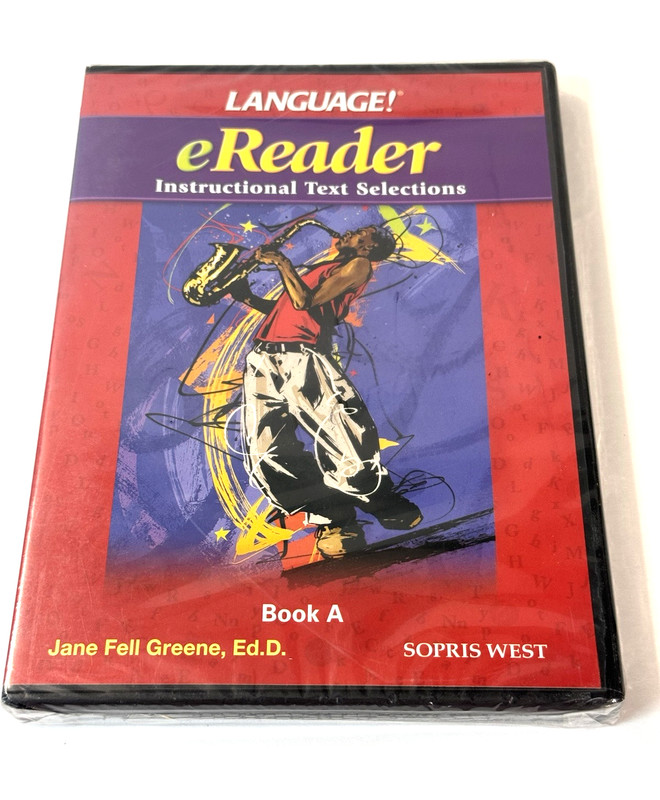 Language eReader Instructional Text Selections Sopris West CD-ROM Vocabulary NEW