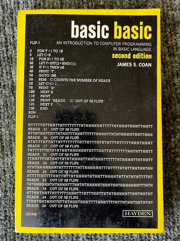 basic basic – An introduction to computer programming in basic language. Clean!