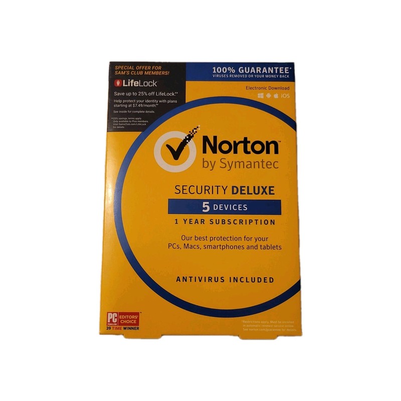 Norton Security Deluxe – 5 Device for 21353844 New