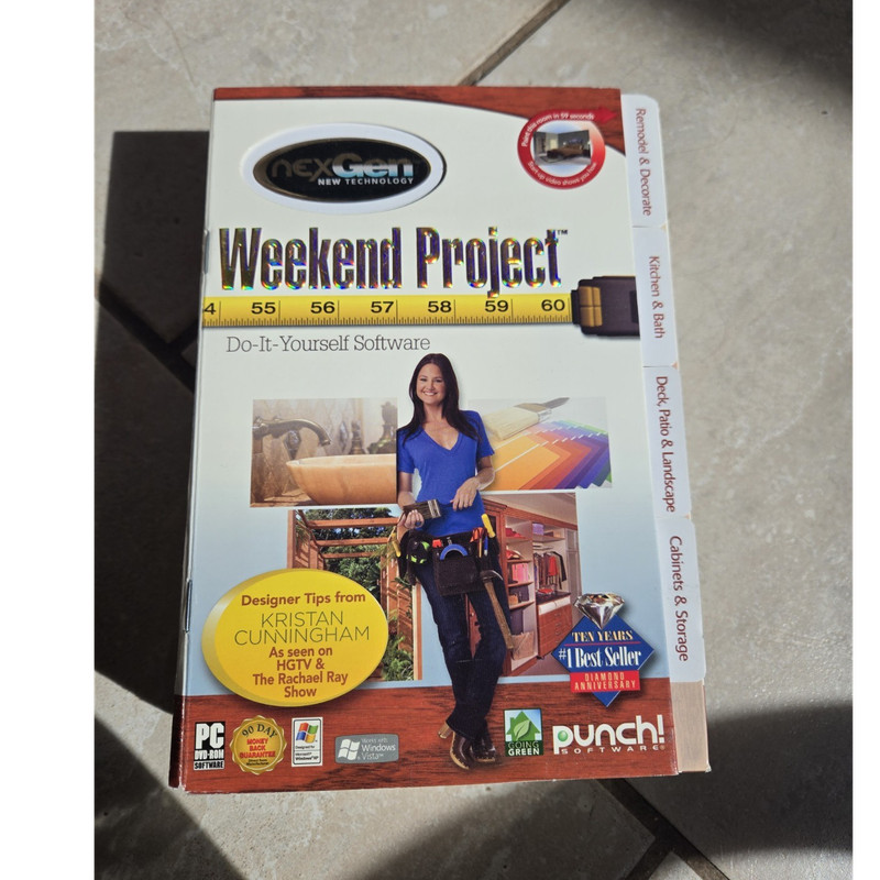 Punch Weekend Project NexGen Home & Garden Software Windows XP Vista DVD-ROM