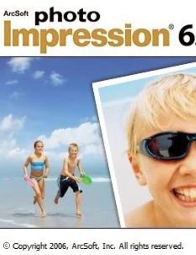 ArcSoft PhotoImpression 6 PC CD edit digital camera images photo picture tools