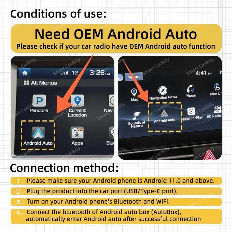 New Upgrade Mini Android Auto Adapter for Wired Android Auto Smart Carplay Ai gallery