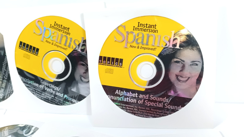Instant Immersion Spanish Language Software PC Compact Discs Lot Beginner '02'03 gallery