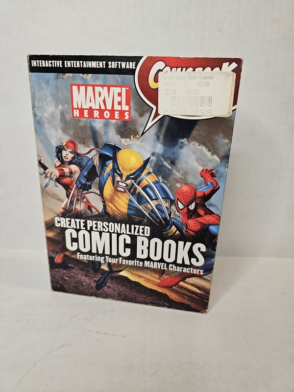Marvel Heroes Comic Book Creator PC CD-ROM Planet Wide Games Create Comic Pages!