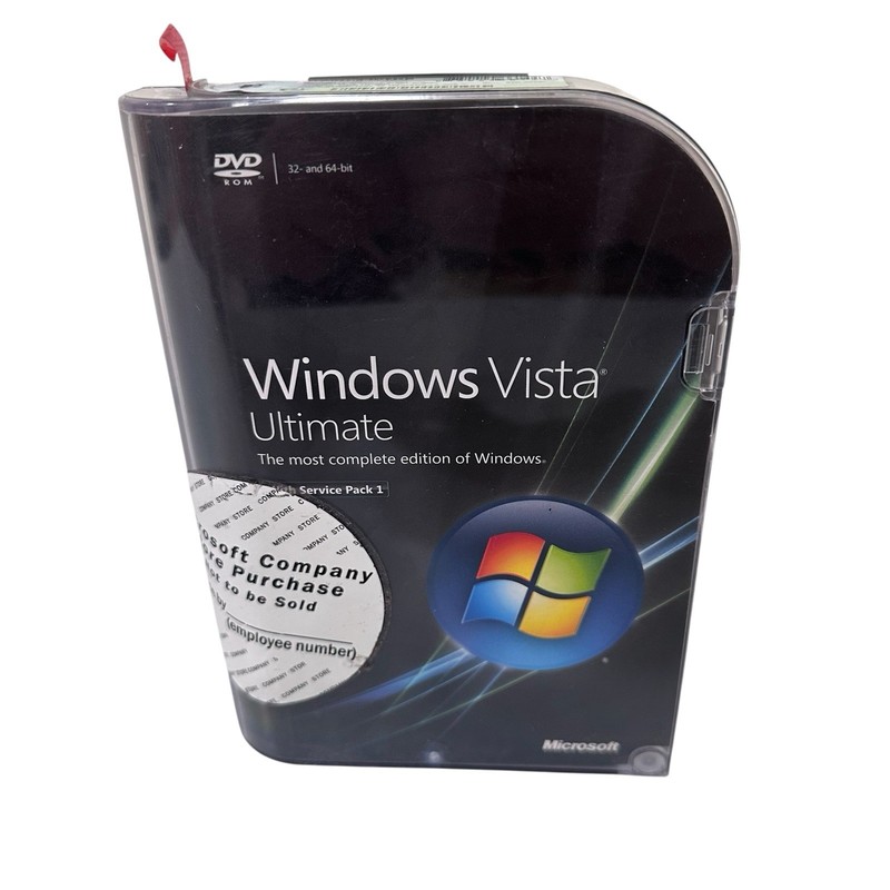 Microsoft Windows Vista Ultimate w/SP1,SKU 66R-02261,Sealed Retail Package