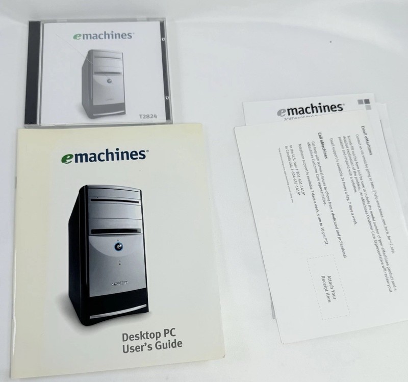 Emachine T2824 Cd And Manual