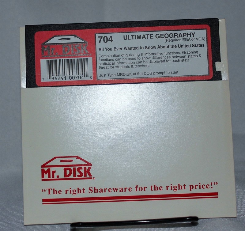 Ultimate Geography 5.25″ Disc United States Vintage PC Mr. Disk