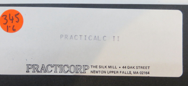 5.25" Floppy Disk PRACTICALC II vintage computer software disc gallery