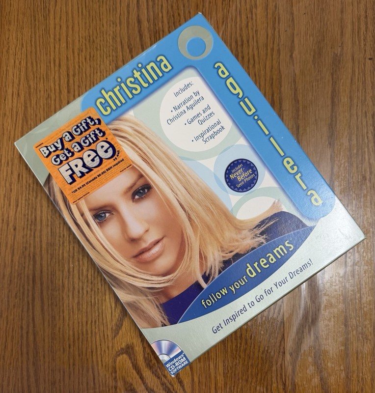 Christina Aguilera Follow Your Dreams Windows 98/95 2000 CD ROM