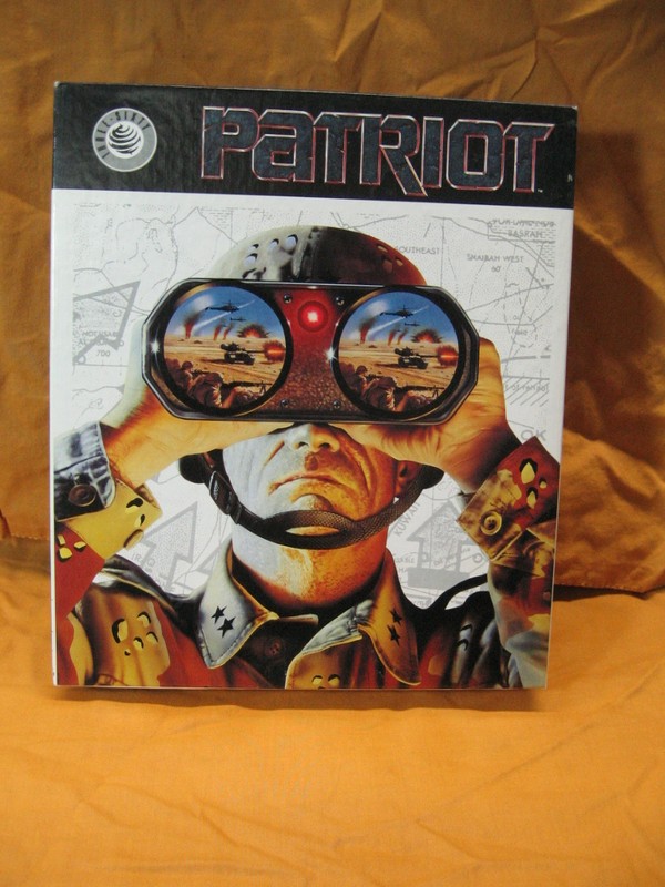 Vintage Patriot PC Game 3 disks. 1992 Three Sixty Gulf War Complete