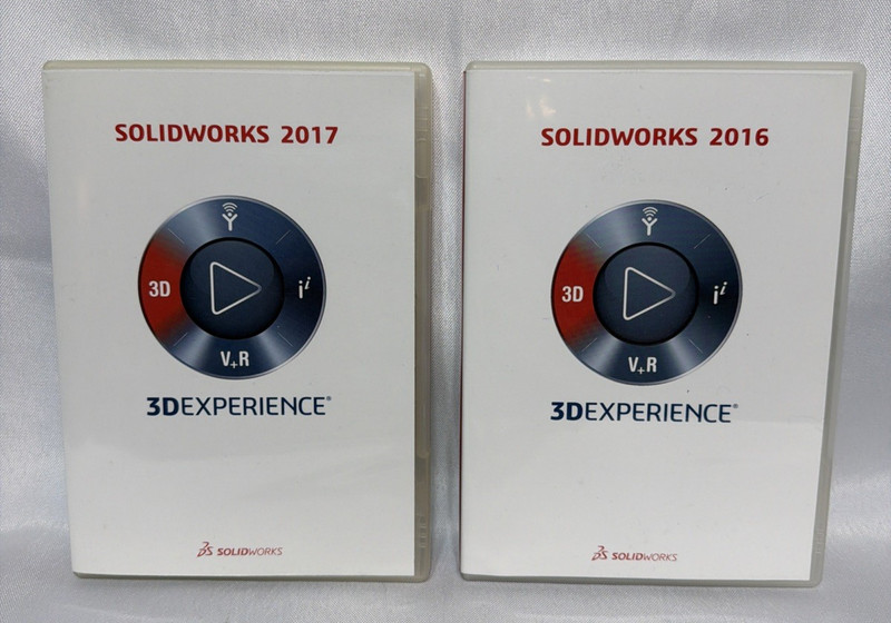 SOLIDWORKS 2016 & 2017 3D Experience 2 Discs 64-bit NO SERIAL/CD KEY