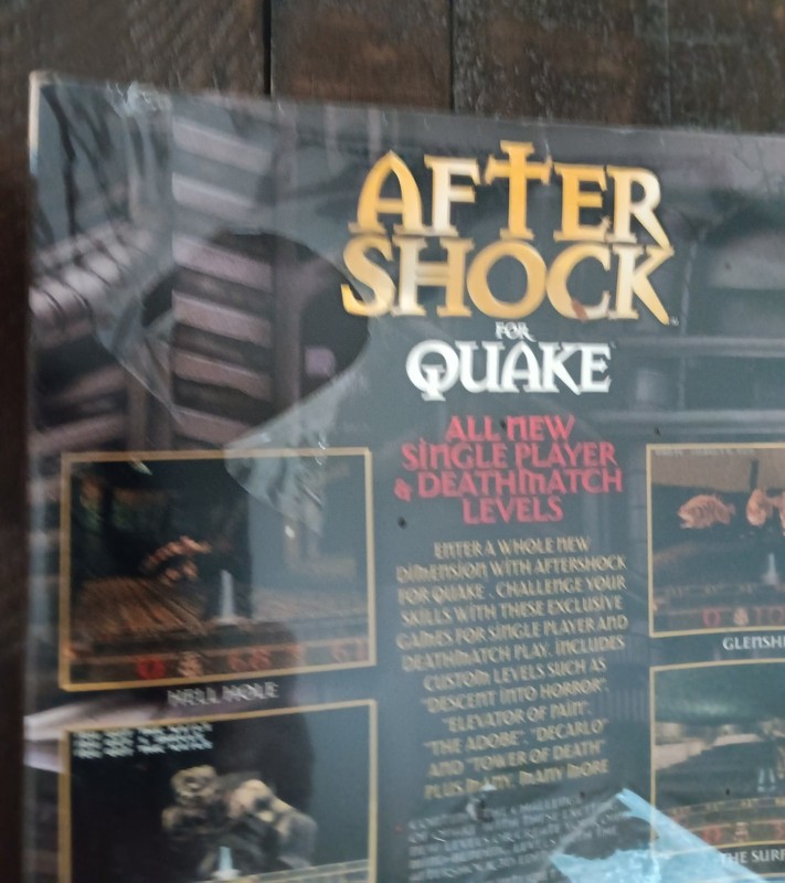 NEW SEALED Aftershock for Quake PC Software Big Retail Box See Pictures gallery