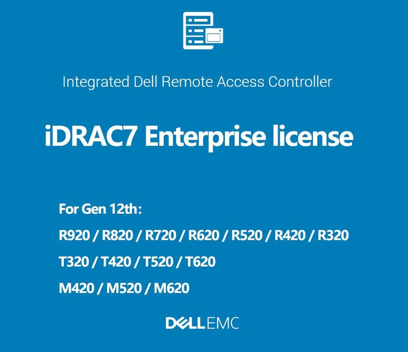 IDRAC7/8/9 Enterprise License Permanent idrac for PowerEdge 12th 13th 14th 15th