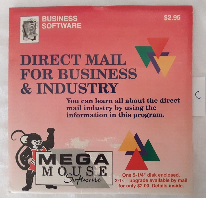 Direct Mail for Business & Industry retro 5.25" floppy FREE SHIPPING 94 SEE NOTE gallery
